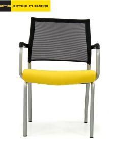 Fabric Meeting Office Chair with Armrest and with Net Back