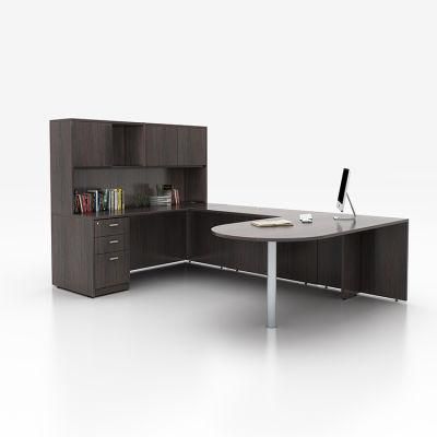 Modern Office Melamine Wooden Large Elegant CEO Executive Desk