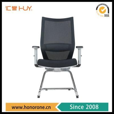 Modern Office Bank Meeting Room Armrest Aluminum Frame Dining Chair