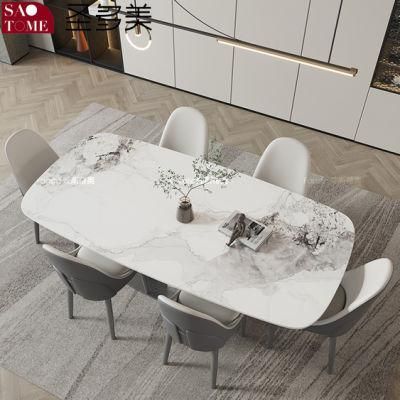 Modern Simple Rock Furniture Moran Purple Dining Table