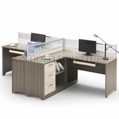 Modern New Center Table Office Partition for 2 Person (SZ-WST829)