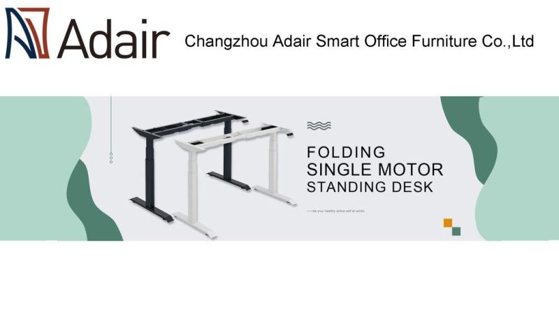 3 Legs Electric Height Adjustable Corner Standing Desk Frame Standing Work Desk Mechanism