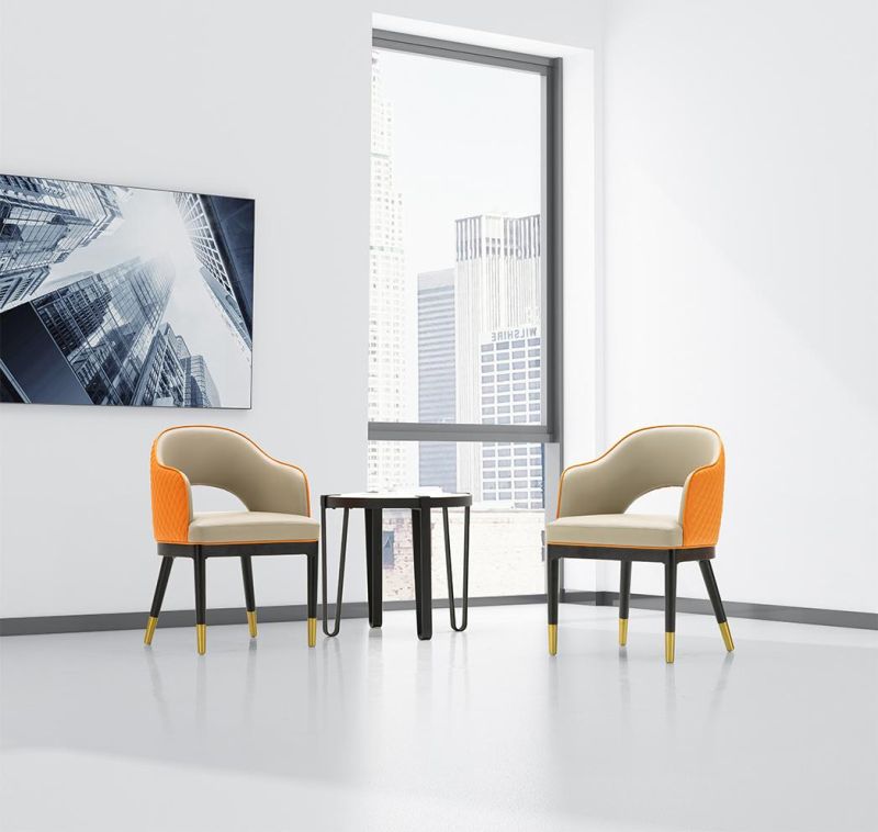 Zode Luxury Modern Design Boss and Metal Legs Dining Chair