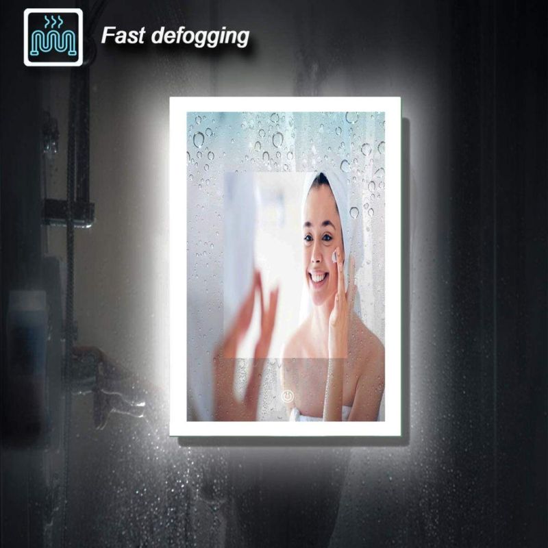 Backlit LED Mirror 5mm High Quality Mirror for Hotel Home Bathroom Intelligent Smart Mirror with Touch Sensor