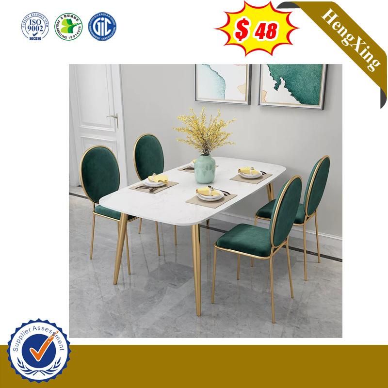 Customized Unfolded Modern Hot Sale Fixed Dining Table Set