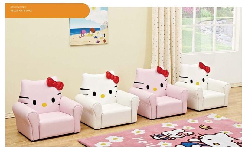 Double Seat PVC Kids Furniture Sofa, Children Colorful Sofa, School Furniture Kindergarten Sofa, Nursery Center Sofa, Day Care Center Sofa