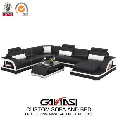 Modern Italian Leather Sofa Bed for Living Room