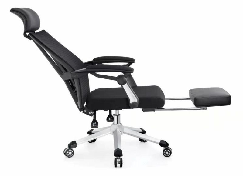 Computer Chair Household Reclining Chair Elevating and Lowering Chair Office Chair Student Ergonomic Net Chair Backrest Chair-6128A