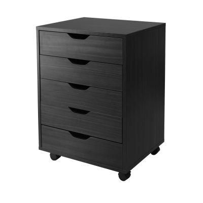 Winsome Storage/Organization, 5 Drawer, Black Cabinets