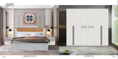 Home Furniture Design Light Luxury MDF Modern Bedroom Furniture Sets