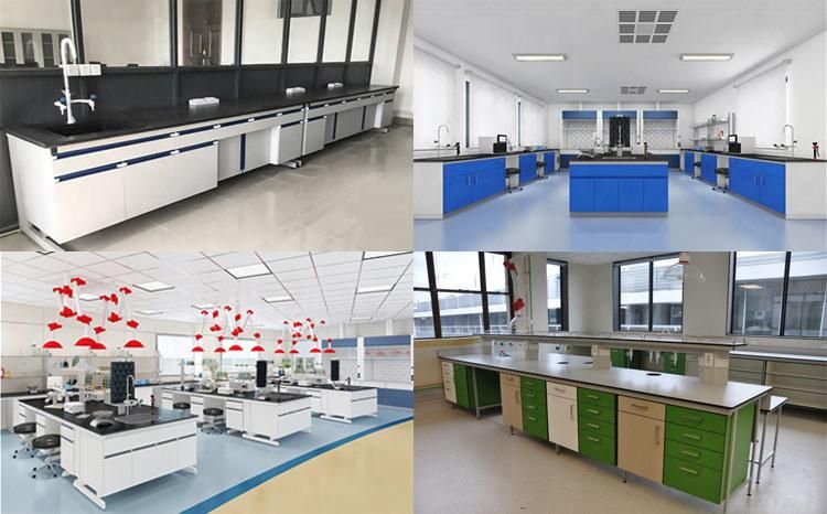 Factory Direct Sale Pharmaceutical Factory Steel Physical Laboratory Bench, Durable Bio Steel Lab Furniture