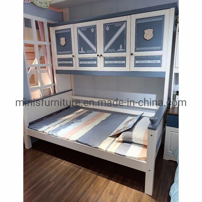 (MN-HB121) Modern Home Bedroom Furniture Kids/Teenagers/Adults Bed with Cabinets