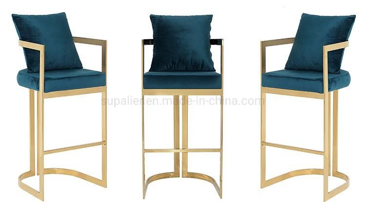 Contemporary Bar Room Furniture Metal High Stool Chairs
