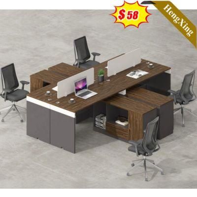 Open Office Space Workstation Table with Screen Partition Made in China
