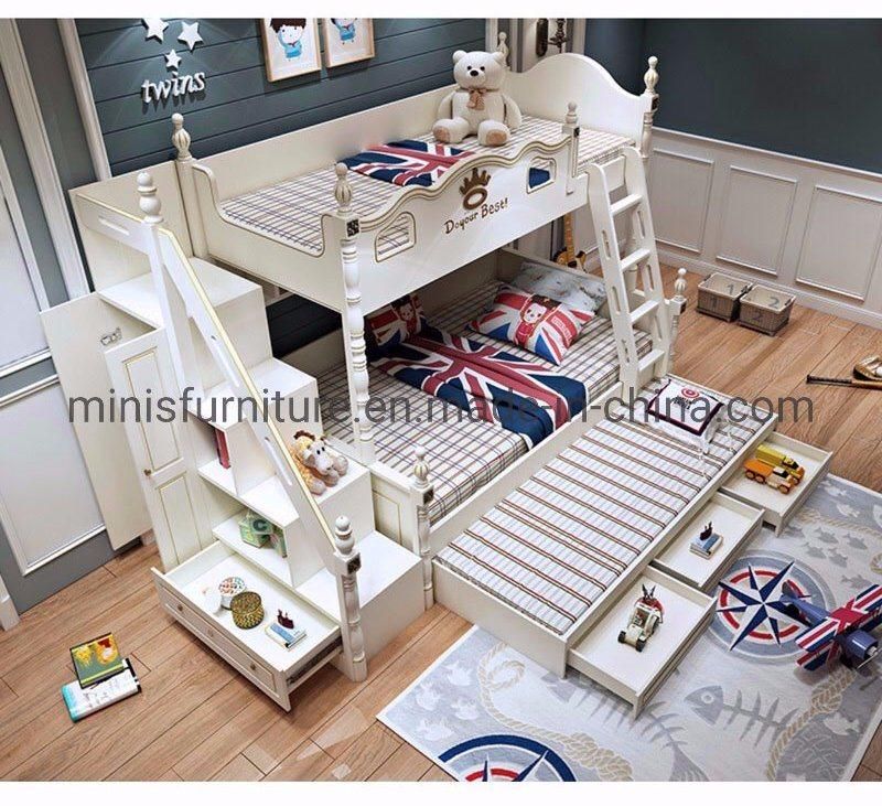 (MN-MB82) Modern Bedroom Slide Kid Bunk Bed