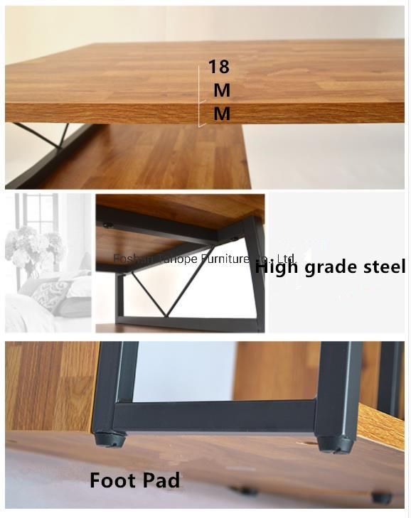 Economical Simple Modern Home Office Furniture Combination PC Computer Table