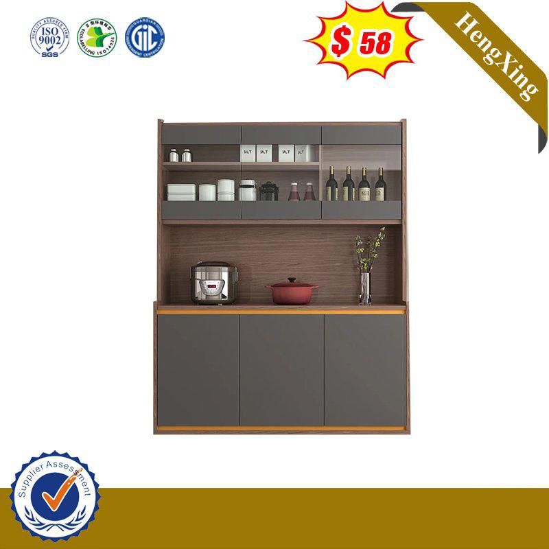Simple Design Grey Color Kitchen Cabinets Wooden Modern Home Living Room Furniture Storage Cabinet