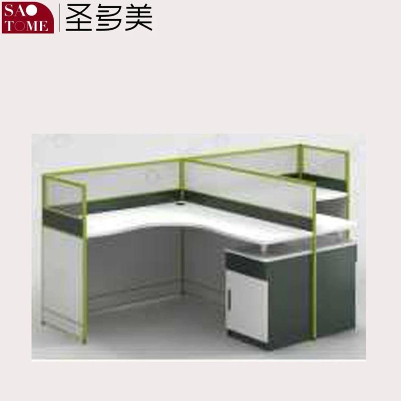 Modern Office Furniture Computer Desk X19 Same-Direction Two-Person Office Desk