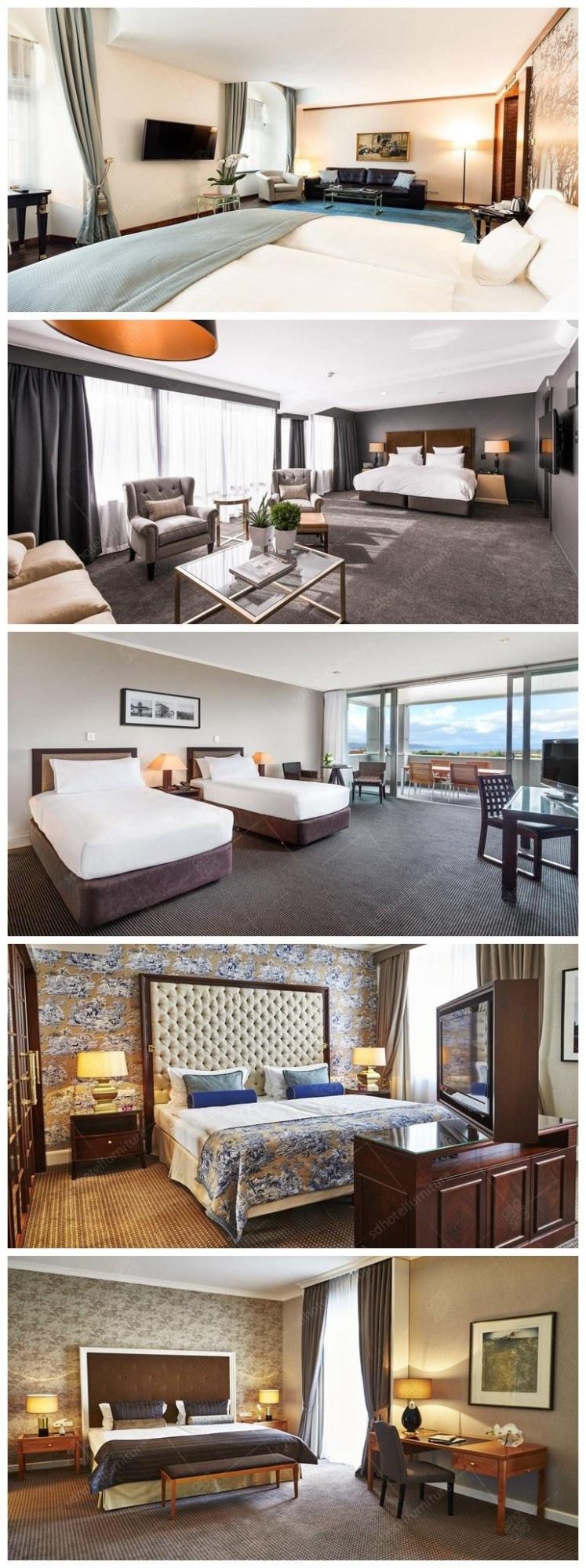 Indian Grand Hyatt Hotel Bedroom Furniture Designs Formica SD1330