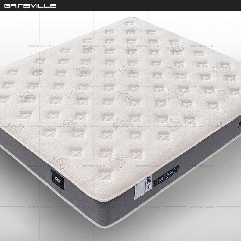 Custom Factory Supply King Queen Full Size Foam Pocket Spring Hotel Bed Mattress in a Box