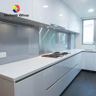 Saving Space Corner L Shape Simple Design Stainless Steel Kitchen Cabinet