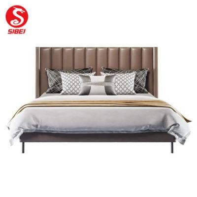 Latest Design Modern High Gloss Bedroom Furniture Set King Queen Bed