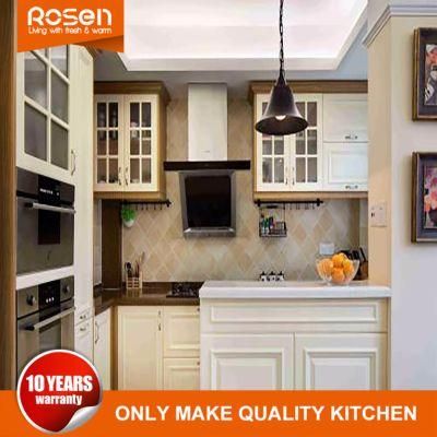 China Factory Supply Modern Solid Wood Kitchen Cabinets for Sale