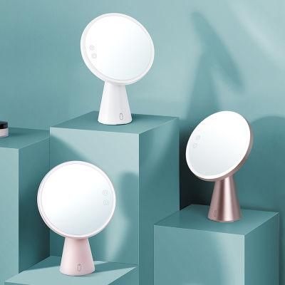 New Items Table Lamp Bluetooth Speaker Bling Mirror with Touch Sensor for Makeup