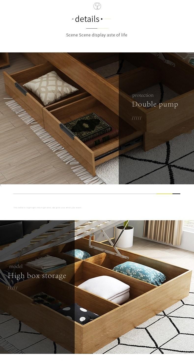 Customized Apartment Modern House King Size Bed Room Furniture Bedroom Set