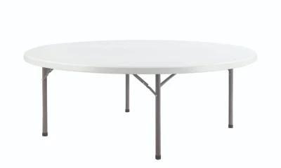 200cm High Quality Modern Outdoor Plastic Round Table for Wedding