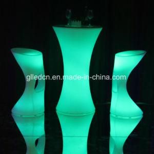 LED Glass Console Table for Party Hire