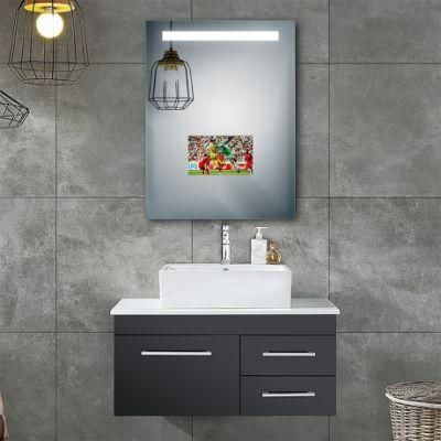 Sensor Switch LED Lighting Illuminated Bathroom Vanity Wall-Mounted Mirror China Manufacturer