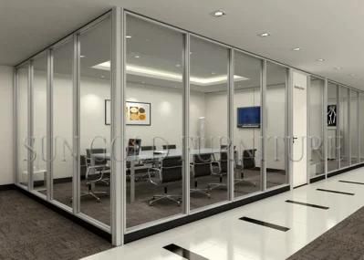 Cheap Divider Walls Modern Tempered Office Partition Glass Wall (SZ-WS574)
