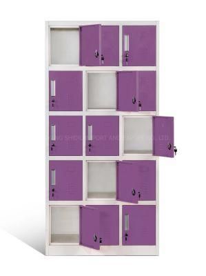 Kd 15 Compartment Duty Bag Lockers Staff/Employee Lockers