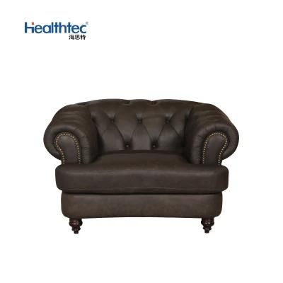 Healthtec Living Room Furniture 1 2 3 Seat Leathter Modern Sofa