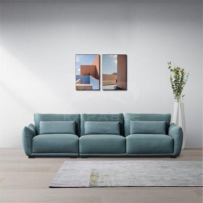 Contemporary Couch Modern Home Leather Sofa Set for Living Room