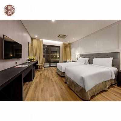 Solid Wood Hotel Standard Bedroom Furniture for Apartment Bedroom