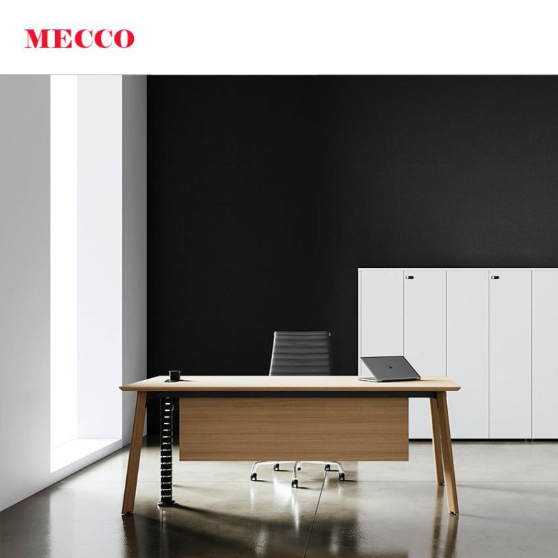 2022 Latest Design Design L Shape Wooden Color Manager Office Furniture Desk From Foshan