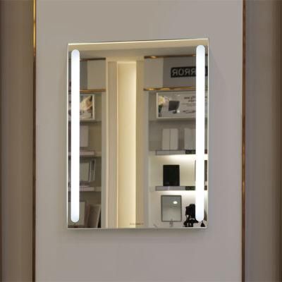 Hot Selling Defogger Easy Wall Mounted LED Lighted Bathroom Mirror