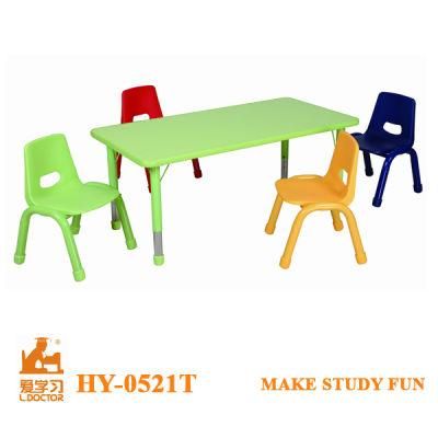 Kids Adjustable Table and Chair for Kindergarten School