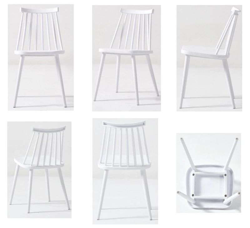 High Quality Wholesale Dining Chair Polypropylene Plastic Windsor Chair Used for Restaurant