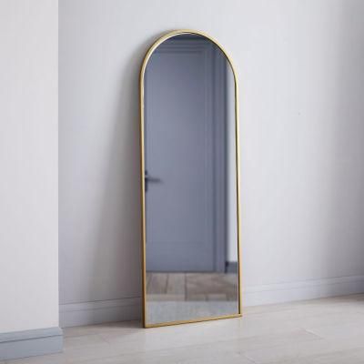 Hanging Arch Custom Gold Standing Full Length Dressing Mirror