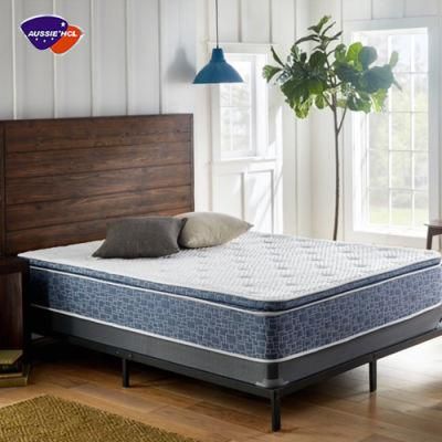 The Best Factory Aussie Roll Sleeping Well King Double Gel Memory Foam Independent Spring Mattress