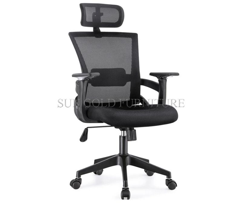 Modern Foshan Office Chair Factory Ergnomic Mesh Office Chair with Headrest