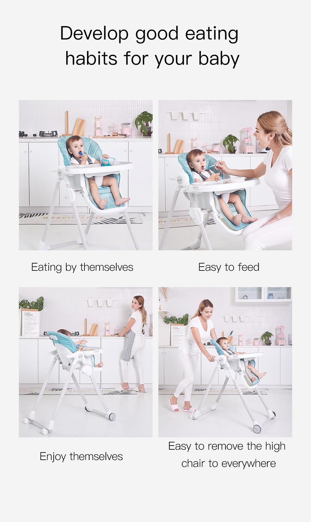 Factory Wholesale High Quality High Chair Baby Feeding Cheap Price Baby High Chair for Kids