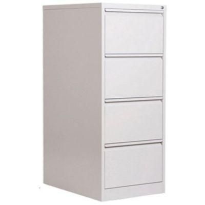4 Drawer 25&quot; Deep Letter File Cabinet in Grey, Fully Knock Down