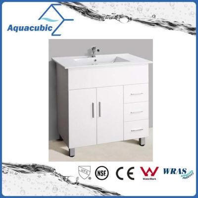 Hot Sell Australia Style White Painted Bathroom Furniture (AC-8090B)