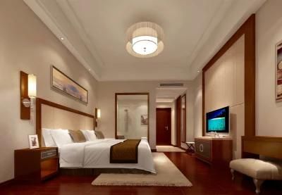 Chinese Custom-Made Luxury Modern Hotel Twin Room Bedroom Wooden Furniture