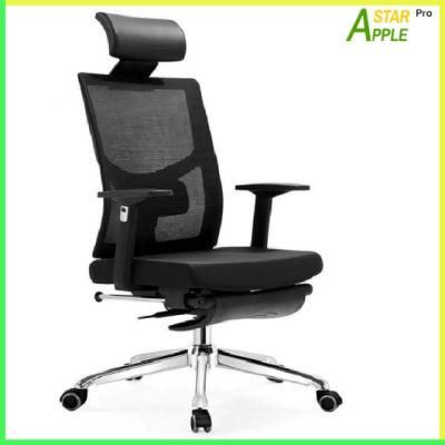 Strong Structure as-D2076 Nap Chair with Footrest and Chrome Base