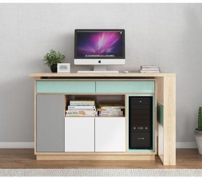 Modern Child Wooden Study Table Set /Adjustable Computer Desk Customized
